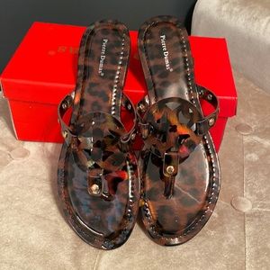 Pierre Dumas tortoise sandals